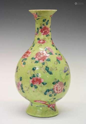 Chinese Famille Rose porcelain vase