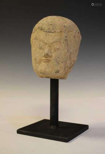Chinese Tang Dynasty terracotta head