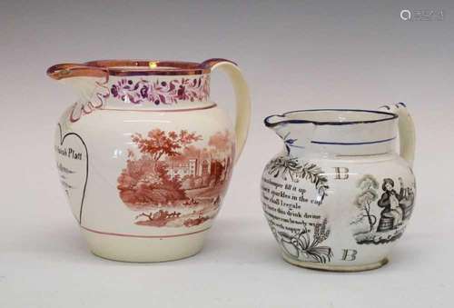 Two early 19th Century jugs