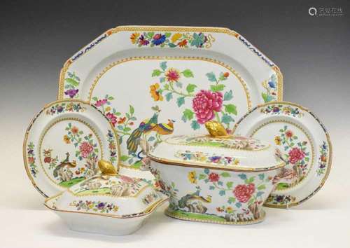 Extensive early 19th Century Spode dinner service