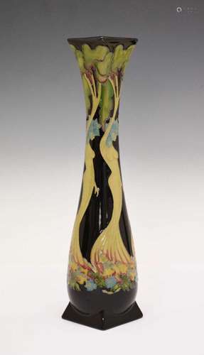 Moorcroft Pottery - Limited edition Wood Nymph pattern taper...