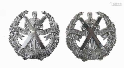 Liverpool Scottish Cameron Glengarry badges