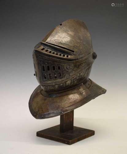 Late 16th Century composite close helmet