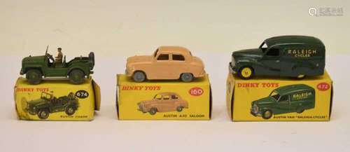 Dinky Toys - Three boxed diecast model vehicles