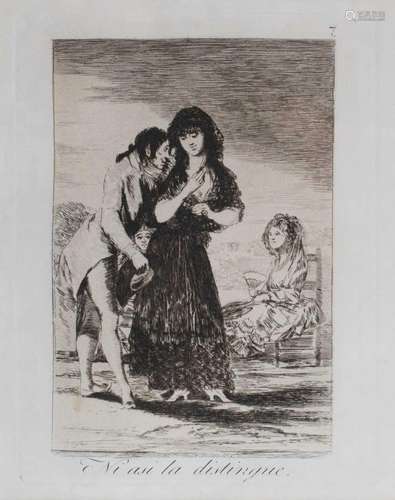 Francisco De Goya (Spanish, 1746-1828) - Etching, aquatint a...