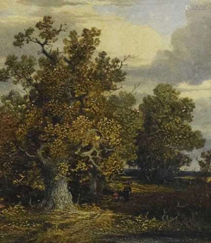 Attributed to James Stark (1794-1859) - Oil on canvas - Wood...