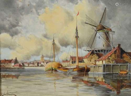 L. van Staaten, (Hermanus II Koekkoek, 1836-1909)