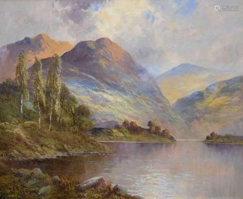 Francis E. Jamieson, (1895-1950) - Oil on canvas - Loch scen...