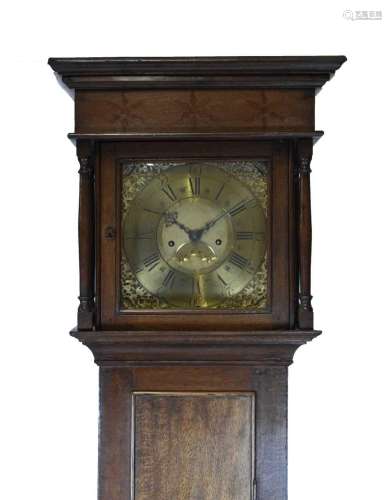 Mid 18th Century oak-cased 8-day longcase clock, Thomas Mawk...