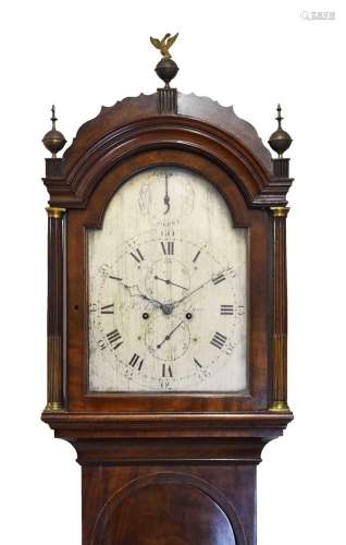 George III mahogany-cased 8-day longcase clock. William Took...