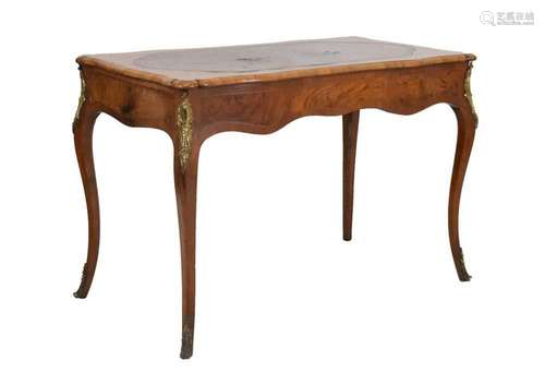 Mid 19th Century ormolu mounted walnut centre table or burea...