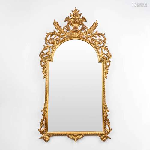 Deknudt, a large mirror. 1964. (W: 79 x H: 142 cm)