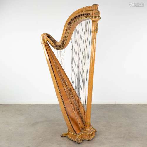Pleyel, an antique Harp. Wood and bronze in Louis XV style. ...