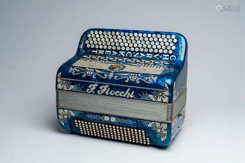 An Italian 'Accordiola' chromatic accordion with button keyb...