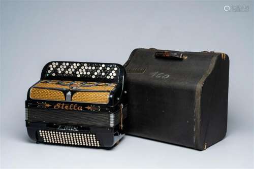 An Italian 'Accordiola' chromatic accordion with button keyb...