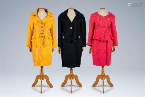Three various Christian Lacroix suits, 20th C.