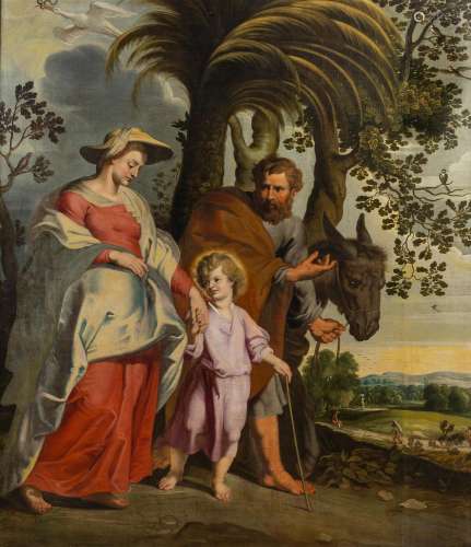 Flemish school, follower of Peter Paul Rubens (1577-1640): T...