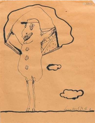Lucebert (1924-1994): Untitled, ink on paper, dated (19)71