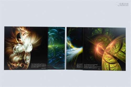 Orason (Koen Soberon, 1971): The cosmos, four digital prints...
