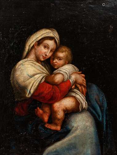 Italian school, after Raphael (1482-1520): Madonna della Seg...