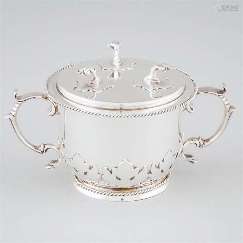 Edwardian Silver Two-Handled Cup and Cover, Charles Stuart