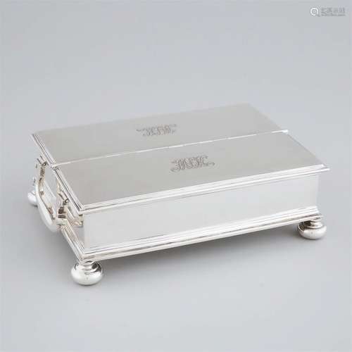 Late Victorian Silver Treasury Inkstand, Garrard & Co, L...