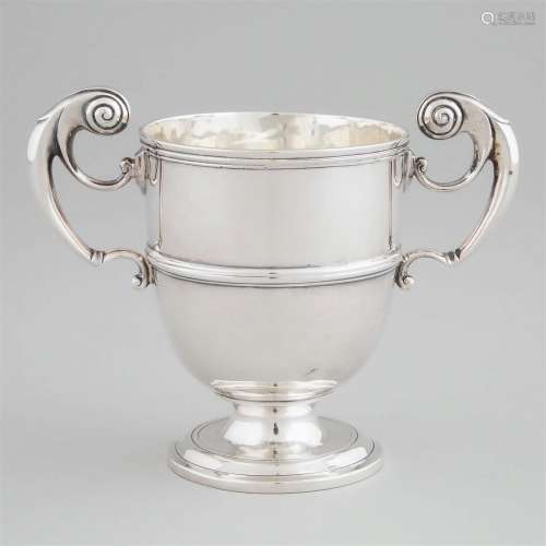 Victorian Silver Two-Handled Cup, Wakely & Wheeler, Lond...