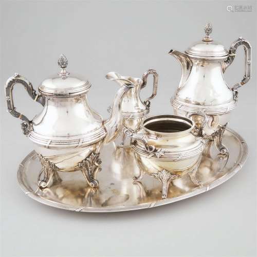 German Silver Tea and Coffee Service, H. Meyen & Co., Be...