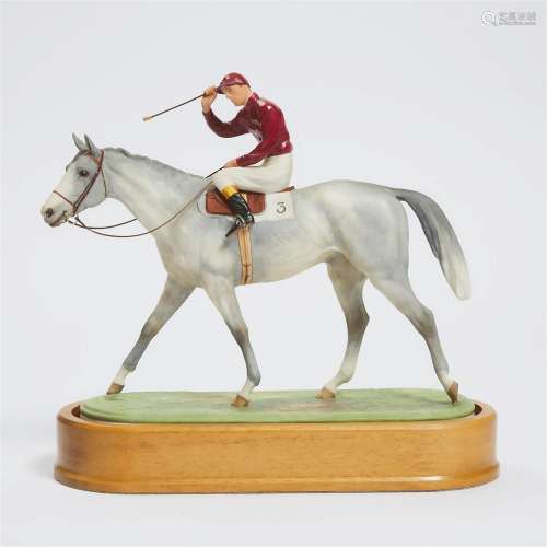 Royal Worcester Equestrian Figure of ‘The Winner’, Doris Li