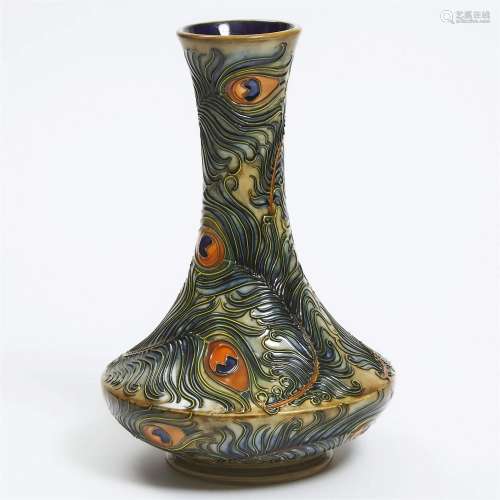 Moorcroft Phoenix Vase, 1998, height 11.2 in — 28.5 cm