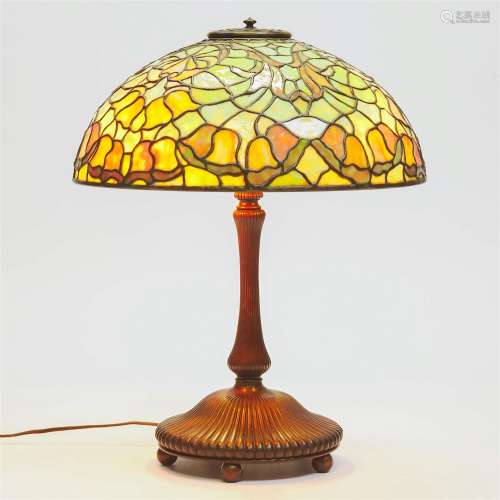 Tiffany Studios, New York, 'Bellflower' Table Lamp, early 2