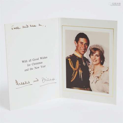 Charles and Diana Christmas Card, 1981, 7.25 x 5.25 in — 18