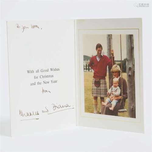 Charles and Diana Christmas Card, 1983, 7.25 x 5.25 in — 18