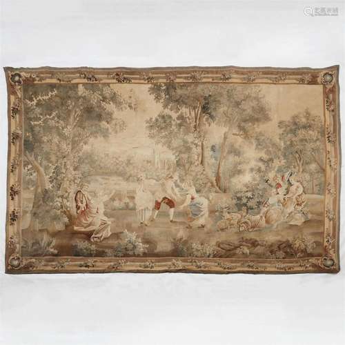 Aubusson Verdure Tapestry, 18th century, 98 x 138 in — 248.