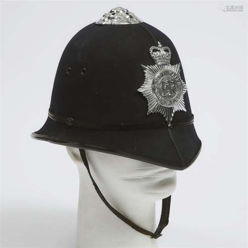 Elizabeth II South Wales Constabulary Police Helmet, mid 20