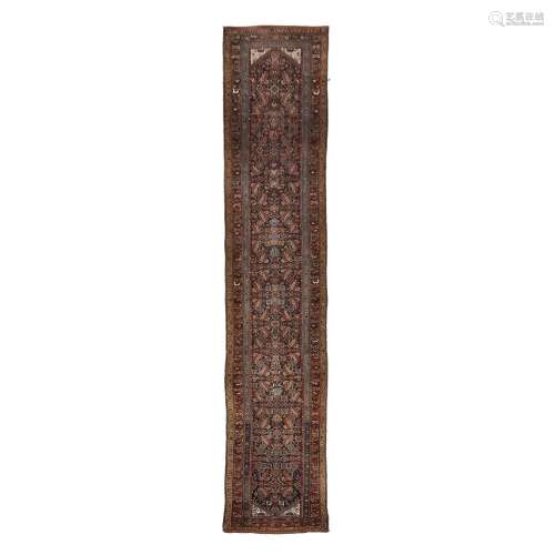 Malayer Runner, Persian, c.1910/20, 16 ft 3 ins x 3 ft — 5