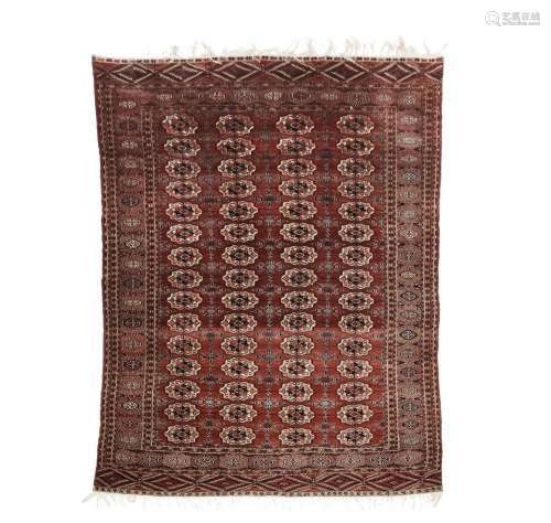 Tekke Turkoman Carpet, Persian, c.1930, 10 ft 7 ins x 7 ft