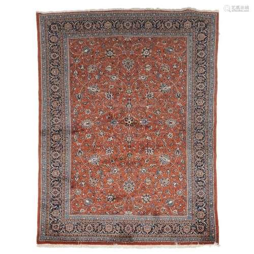 Sarouk Carpet, Persian, c.1970, 11 ft 2 ins x 7 ft 6 ins —