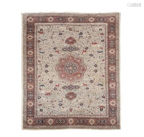 Turkish Sivas Carpet, c.1920, 13 ft 2 ins x 9 ft 9 ins — 4