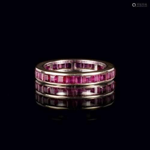 A Memory Ruby Ring.