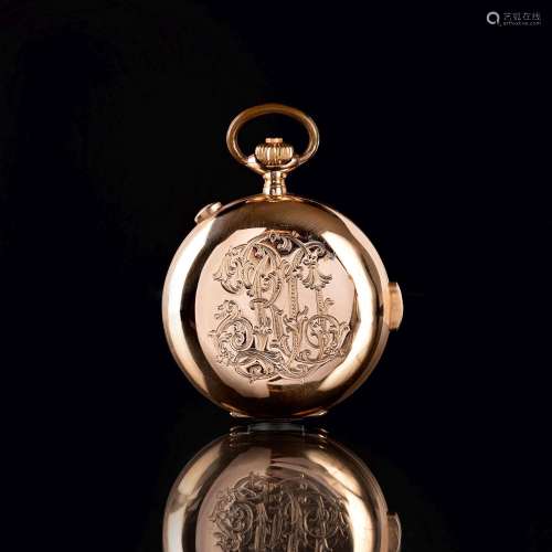 A large Pocket Watch Savonette with Repetition.