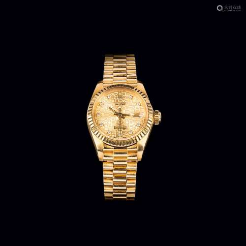 Rolex. A Lady's Wristwatch Diamond Jubilee Lady Datejust.
