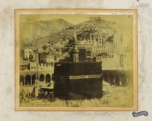 TWO EARLY PHOTOGRAPHS OF MECCA, 1880-1890