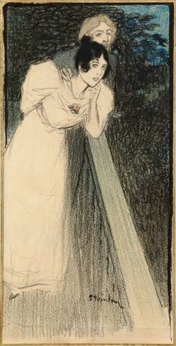 Théophile Alexandre STEINLEN 1859-1923Deux