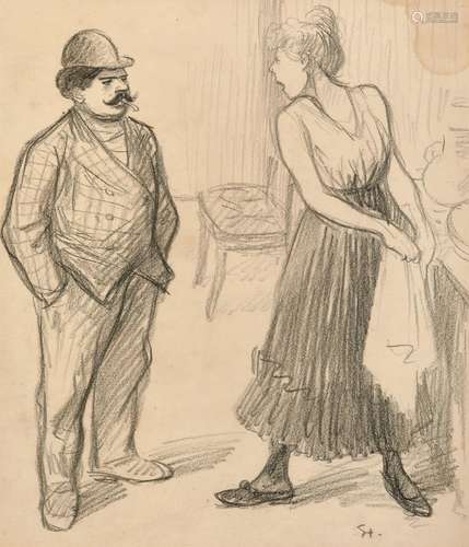 Théophile Alexandre STEINLEN 1859-1923La d