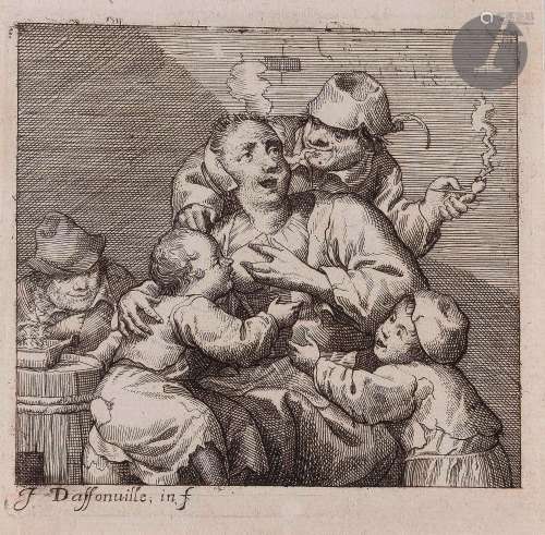 Jacques Dassonville (1619-1670 ?)La Mère nourrice à l’estami...