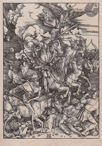 Albrecht Dürer (1471-1528) (d’après)Les Quatre cavaliers de ...