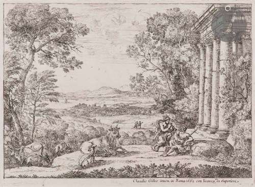 Claude Gellée, dit Le Lorrain (1600-1682)Mercure et Argus. 1...