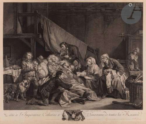 Jean-Baptiste Greuze (1725-1805) (d’après)Le Paralitique ser...