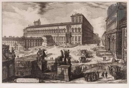 Giambattista Piranesi (1720-1778)Veduta della Piazza di Mont...